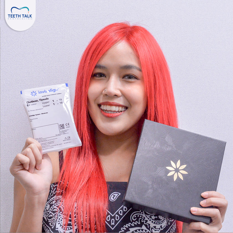 จัดฟันใส (Invisalign) ทำความสะอาดง่าย แทบไม่เห็นเครื่องมือ