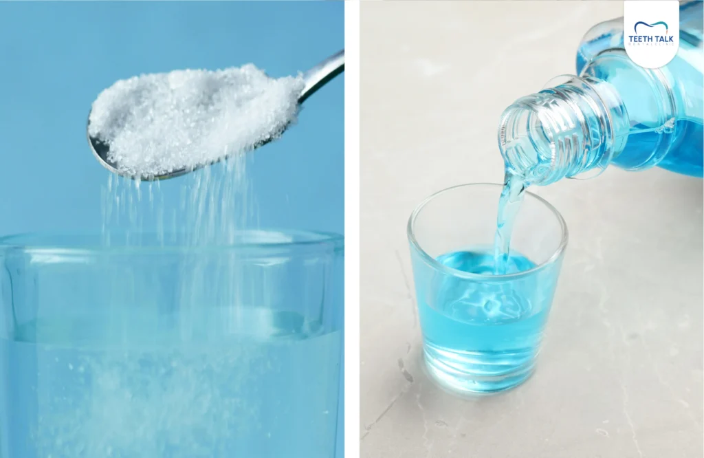 น้ำเกลือ VS น้ำยาบ้วนปาก