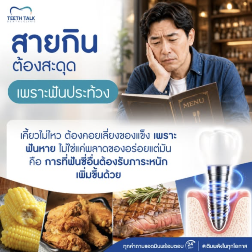 รากฟันเทียม เริ่มต้นงวดแรกเพียง 3,999.- ไม่ต้องใช้บัตรเครดิต ฟรี CT Scan 3 มิติ